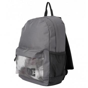 Mochila DC Shoes Backsider Seasonal 4 de color gris pixelado