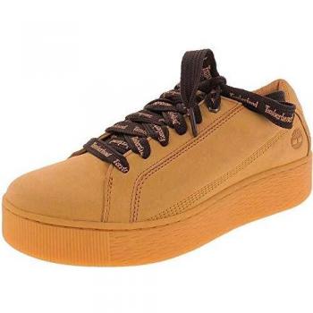 Marques de chaussures Timberland – Sneakers Marblesea femme, cuir verni jaune blé, EU 38.5