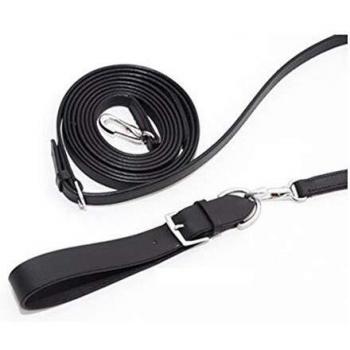 Waldhausen Star Leather Draw Reins – Single Size Black