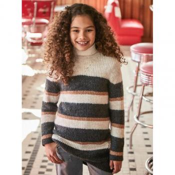 Mayoral Tuta di Filato 7984 Strisce Colorate Regular Fit