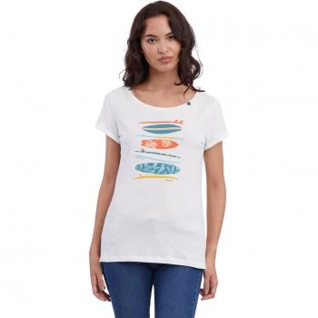 Ragwear T-Shirt Fllorah mit floralem Druck B Gots