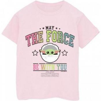 Star Wars Mädchen The Mandalorian Baumwoll-Tee 9-11 Jahre weiß