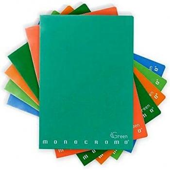 Notizbuch Monocromo Grün 80g 4mm