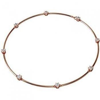 Collier Swarovski Constella Femme en Cristaux Blancs, Plaqué Or Rose