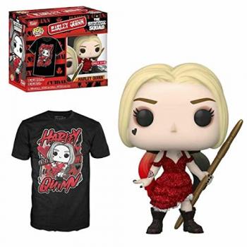 Figura Pop de Harley Quinn con camiseta de DC Comics Escuadrón Suicida
