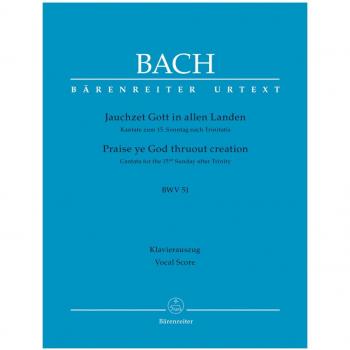 Partitions classique BARENREITER BACH J.S