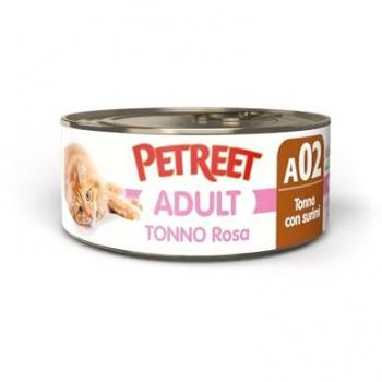 Petreet Tonno Rosa Surimi 70 g – Nutrimento Umido per Gatto