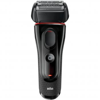 Braun Series 5 5030S Rasiergerät – Schwarzer Rahmen, rote Einsätze