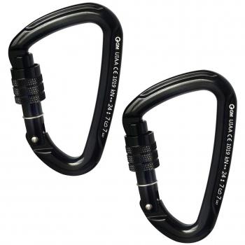 Black Lock‑Pro Ultra Carabiners