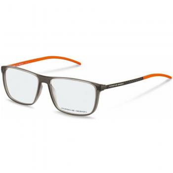 Porsche Design P8327 E Graue Herrenbrille 56 mm mit Blaulichtfilter