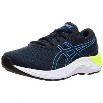 ASICS Gel-Excite 8 GS Road Running Shoe, French Blue Digital Aqua, 7.5 UK