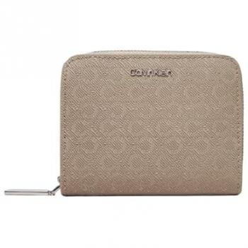 Calvin Klein Small Wallet Must Zip‑Flap, Nero, Modello LV04F1037G
