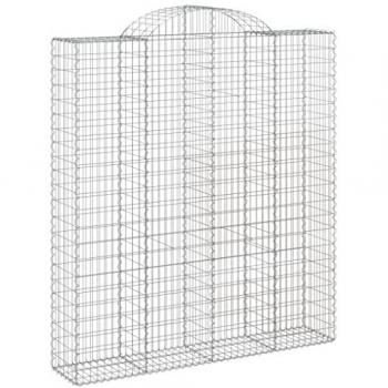 Gabions Arqués 13 pcs 200x50x220/240 cm en Métal Galvanisé