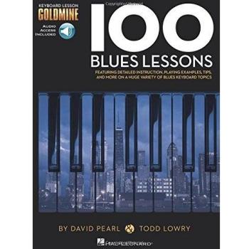 Keyboard Goldmine 100 Blues Lessons: Noten, CD (2) für Klavier (Keyboard Lesson Goldmine)