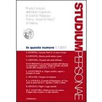 Studium personae. Rivista culturale dell'Istituto superiore di scienze religiose Mons. A. Pecci di Matera