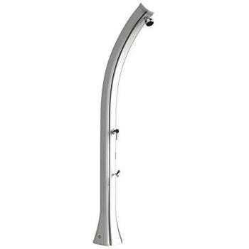 Doccia Solare Per Giardino Happy Xl 44 Litri In Polietilene, Con Lavapiedi Colore Bianco