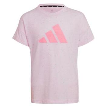 Camiseta Lila Adidas 3 Bar Manga Corta 11-12 Años