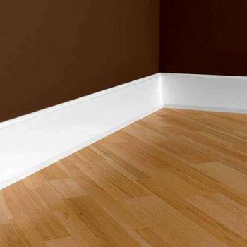 Plinthe 2 m design moderne blanc Profhome 153104