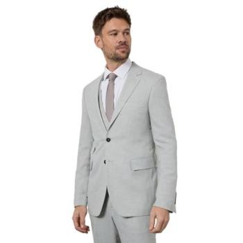Burton Pale Grey Tailored Men’s Jacket, 40S