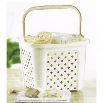 Cesta Biancheria Arianna con Manico 25L Beige Riciclabile Lavabile