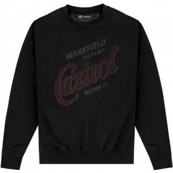 Unisex Motor Patent T-Shirt – Castrol Black, M
