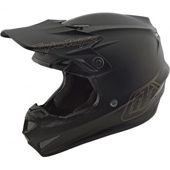 Lee SE4 PA Mono Casco Motocross Nero L (Senza Visiera)