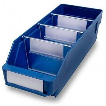Regalkasten STEMO, hochschlagfest, blau, 300 x 118 x 95 mm, VE 30 Stk