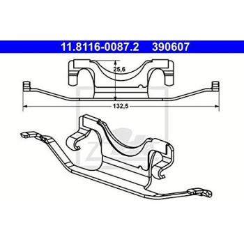 ATE Ressort, étrier de frein 11.8116-0087.2 MERCEDES-BENZ CLS (C218)