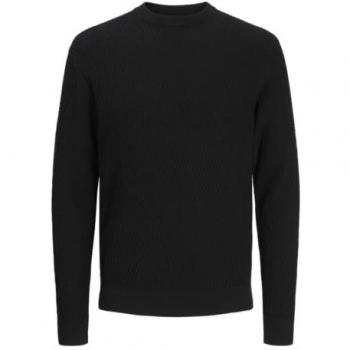 Rundhals-Strickpullover Jack & Jones Modell Reagan – Schwarz, M