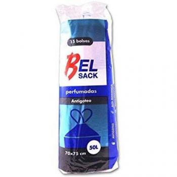 Bolsas de Basura Comunidad Alta Densidad G75 50L 70x75 Autocierre Azul
