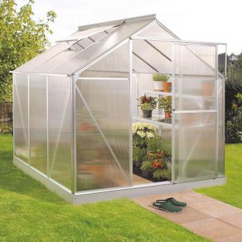 Vitavia EOS 4400 Grundset – Rahmen + Fundament, 198 × 229 × 195 cm, 6 mm Glaswand