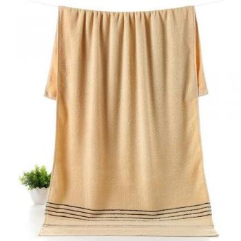 Solid Color Thick Bath Towel 140x70cm