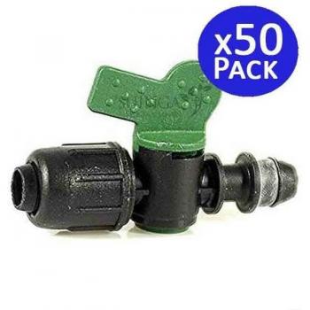 Lot de 50 vannes de départ pour système d'arrosage Ø16mm