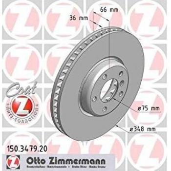 BMW Bremsscheibe Zimmermann 150.3479.20 – 34116898730 (Innenbelüftung)