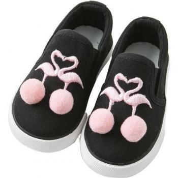 DB10954 Dave Bella Black Shoes for Baby Girls