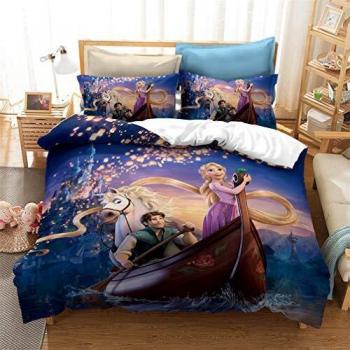 Housse de Couette Disney Princess avec Taie d'Oreiller