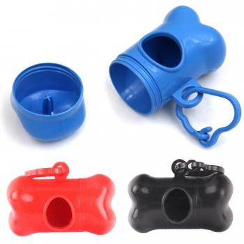 Protector de Bolsas de Caca para Mascotas en Forma de Hueso