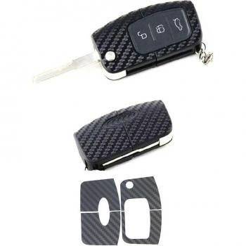 Auto Schlüssel Carbon Faser Aufkleber für Ford