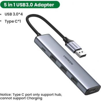 Hub UGREEN 4 puertos USB 3.0 para Macbook Pro Air M1