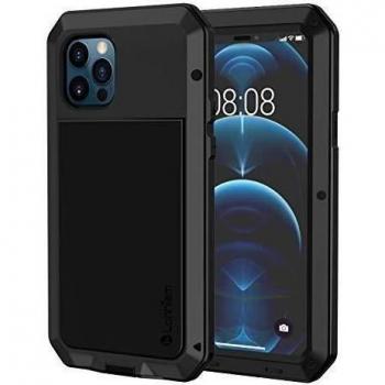 Coque Indestructible iPhone 12 Pro Antichoc Métal Verre Trempé