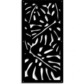 Filodendro Sombrilla Negra 47x94cm – Panel Perforado 10mm