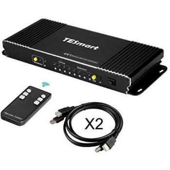TESmart Switch KVM 4x1 HDMI PIP 4K 3840x2160@30Hz
