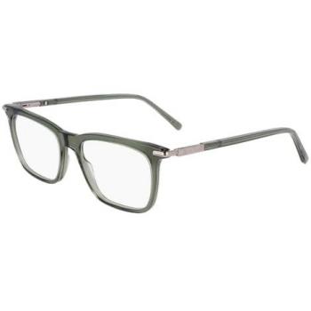 Salvatore Ferragamo 53‑Size Green Square Men’s Glasses – Blue Light Blocking Option