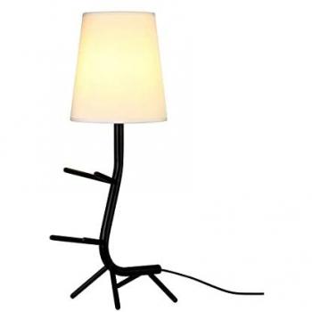 Black and White Centipede Table Lamp with Shade, 1 x E27