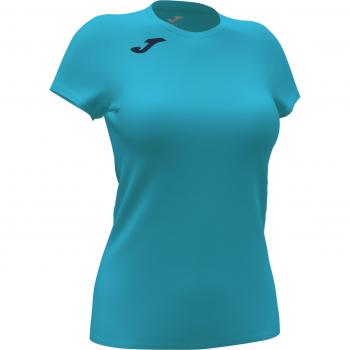 T-shirt Joma Record II corta turchese fluo