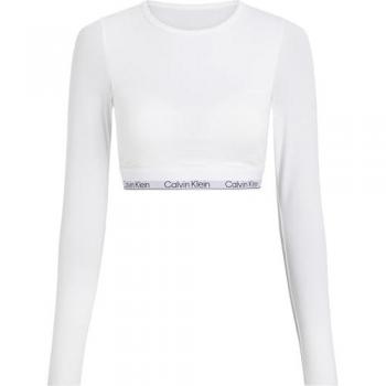 Women's CK Modern Cotton Bralette Top – White (12)