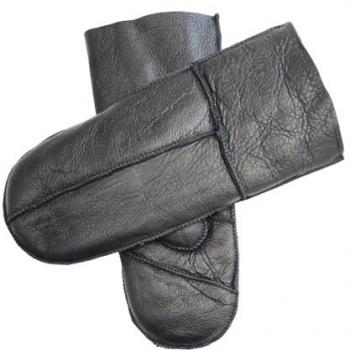 Infinity Leather Schaffell-Handschuhe für Damen – Warm, Schwarz, Größe M