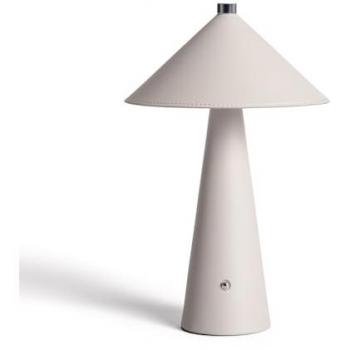 Lampada da Tavolo Efectoled 3W in Pelle e Metallo con Batteria USB