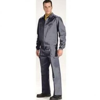 Pantalón Tergal Gris Resistente Suministros Industriales Talla 48