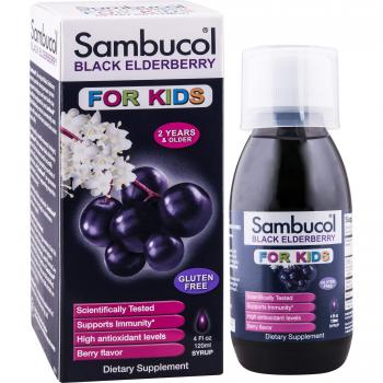 Sambucol Black Elderberry Kids Berry Flavor Syrup 4 oz WHOLESALE